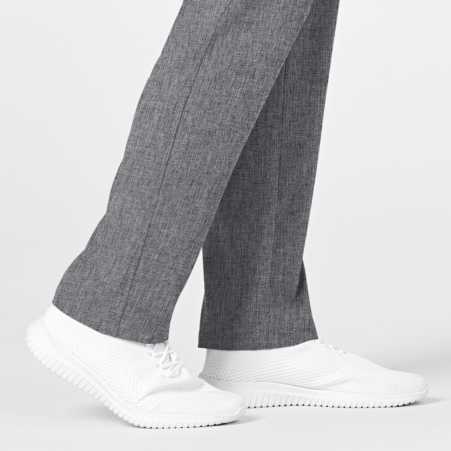 RENEW Mens Straight Slim Scrub Pant - Grey Heather
