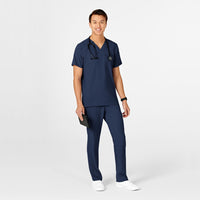 RENEW Mens Straight Slim Scrub Pant - Navy