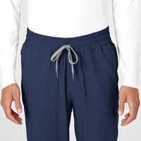 RENEW Mens Straight Slim Scrub Pant - Navy