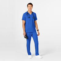 RENEW Mens Straight Slim Scrub Pant - Royal