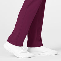 RENEW Mens Straight Slim Scrub Pant - Wine