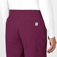 RENEW Mens Straight Slim Scrub Pant - Wine