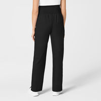 WonderWORK Maternity Cargo Scrub Pant - Black