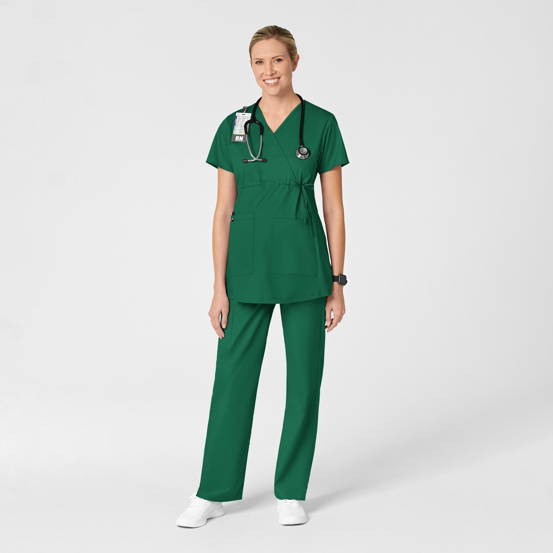WonderWORK Maternity Cargo Scrub Pant - Hunter