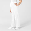 WonderWORK Maternity Cargo Scrub Pant - White