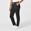 PRO Women's Slim Leg Cargo Scrub Pant - Black