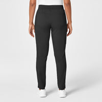 PRO Women's Slim Leg Cargo Scrub Pant - Black