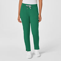 PRO Women's Slim Leg Cargo Scrub Pant - Hunter