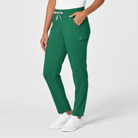 PRO Women's Slim Leg Cargo Scrub Pant - Hunter