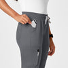 PRO Women's Slim Leg Cargo Scrub Pant - Pewter