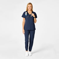 PRO Women's Slim Cargo Jogger Scrub Pant - Navy