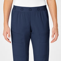 PRO Women's Slim Cargo Jogger Scrub Pant - Navy