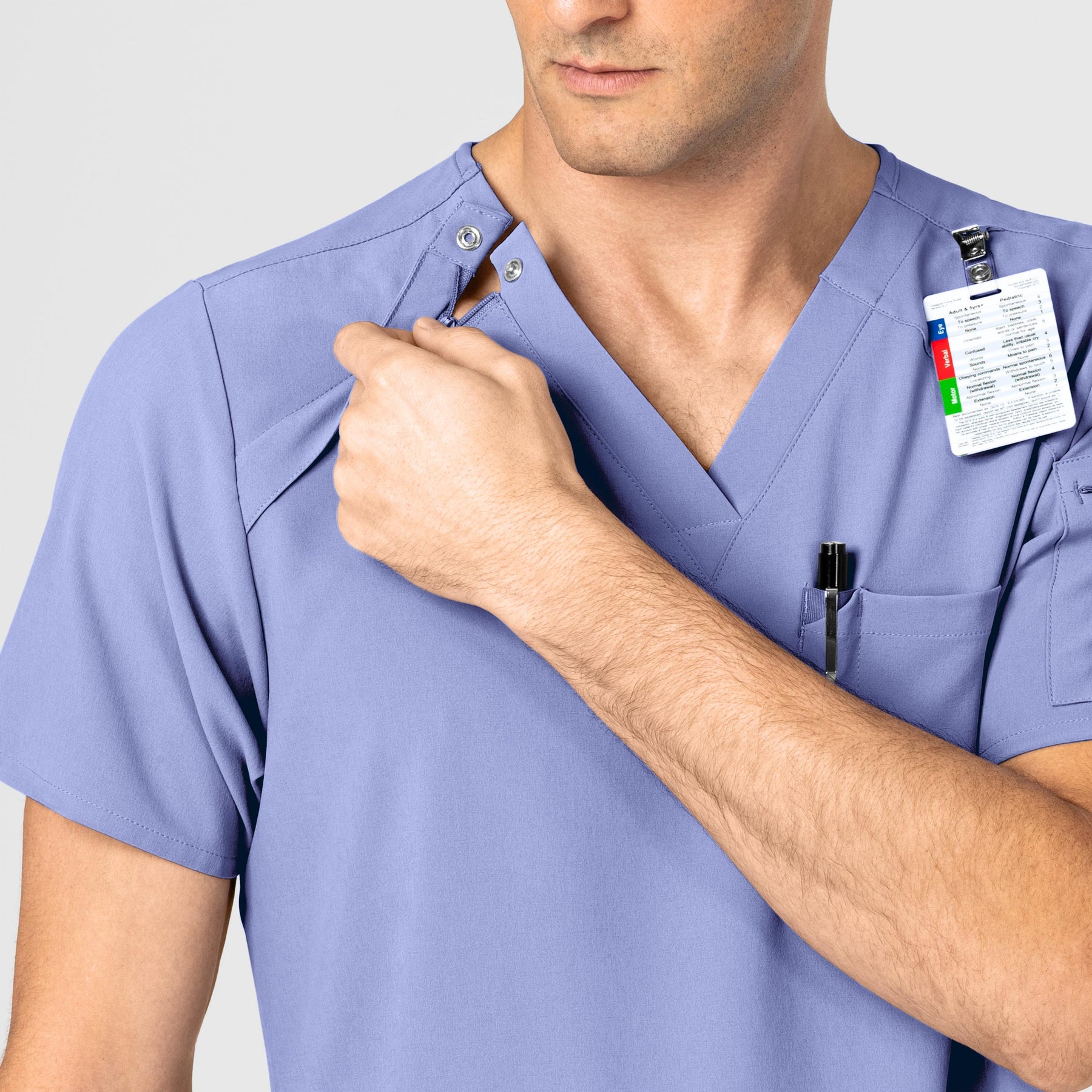mens scrub top