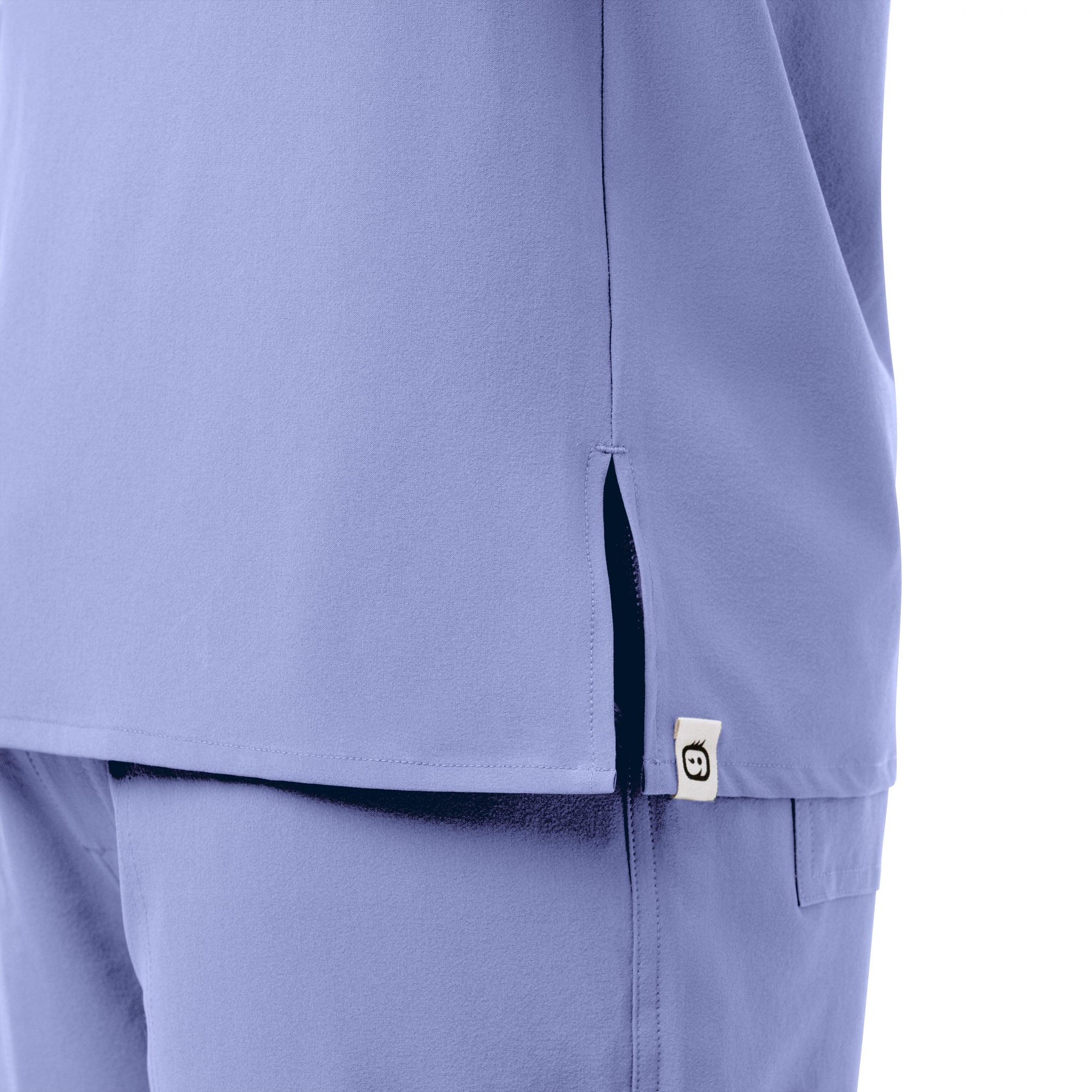 RENEW Men's EZ Zip Scrub Top - Ceil Blue