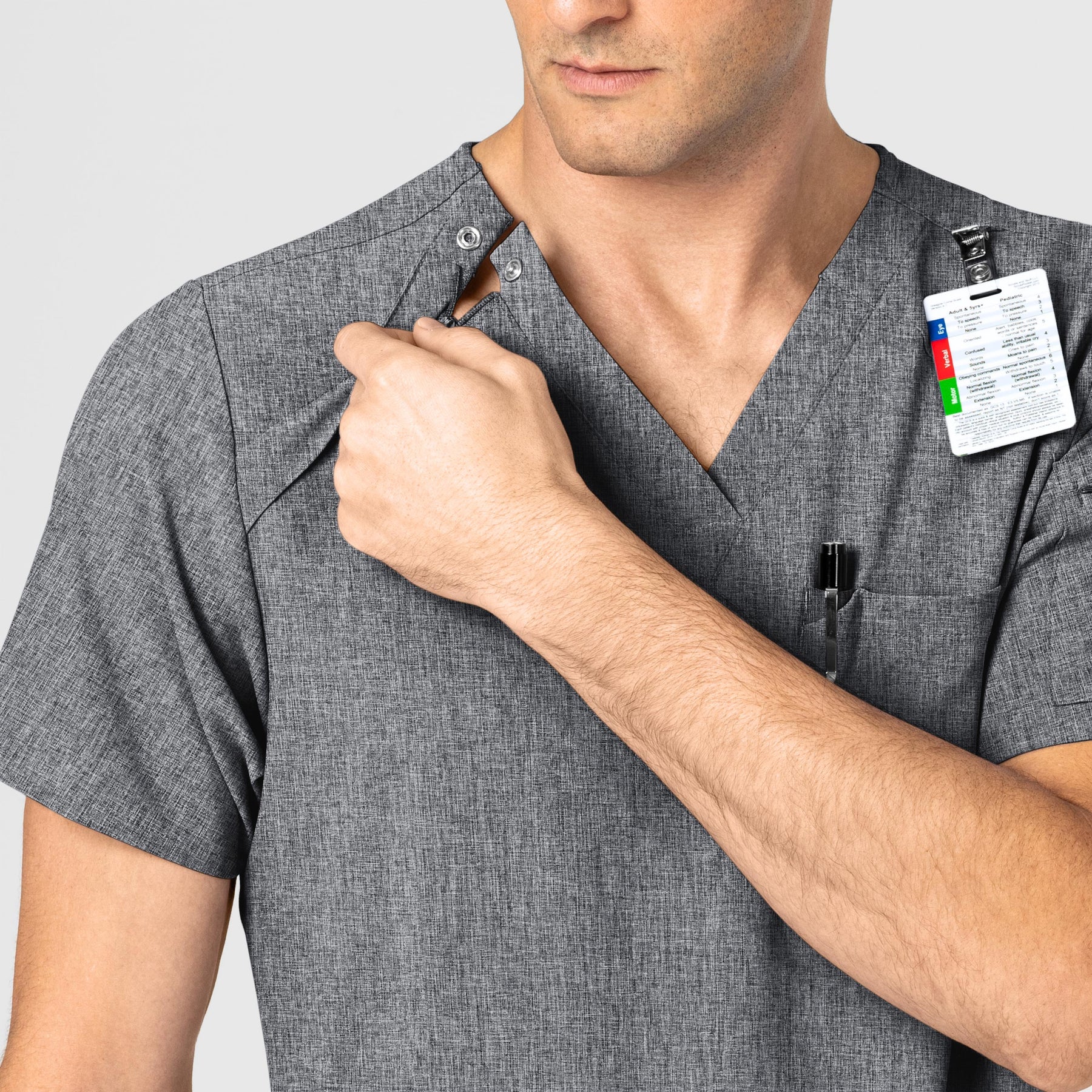 mens scrub top