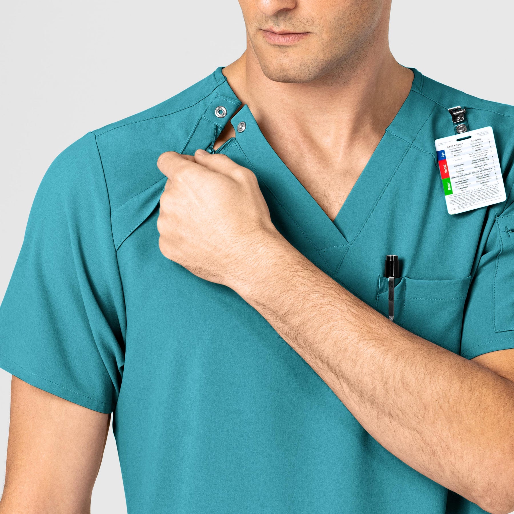 mens scrub top