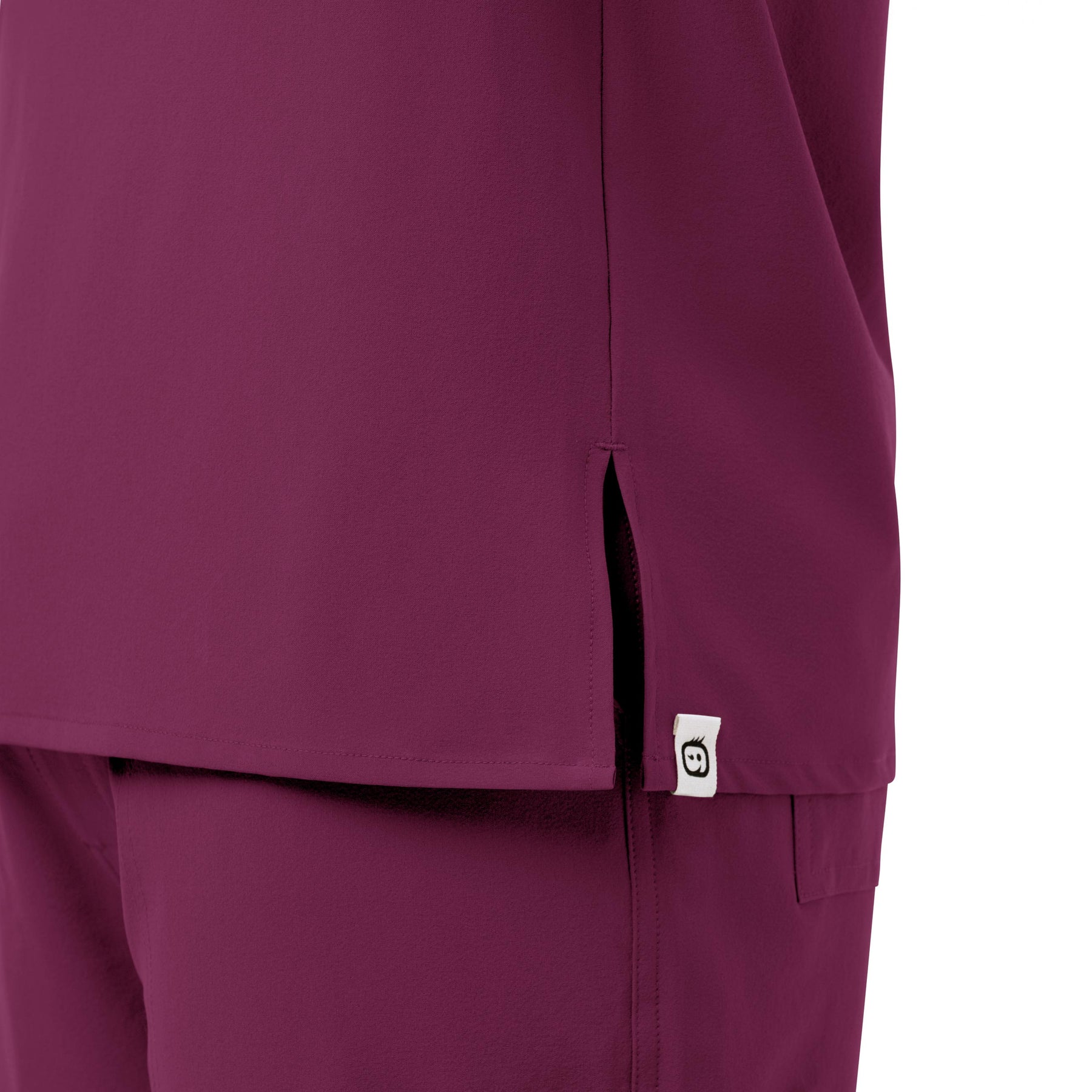 RENEW Men's EZ Zip Scrub Top - Wine