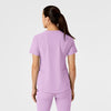 RENEW Women's Zip Accent Scrub Top - Violet Tulle