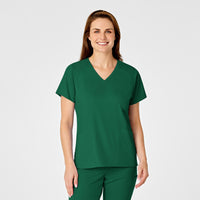 PRO Women's Four Pocket V-Neck Scrub Top - Hunter