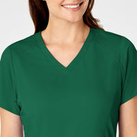 PRO Women's Four Pocket V-Neck Scrub Top - Hunter