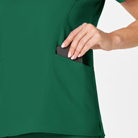 PRO Women's Four Pocket V-Neck Scrub Top - Hunter