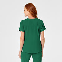 RENEW Women's Mock Wrap Scrub Top - Hunter