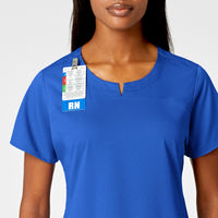 PRO Women's 4 Pocket Notch Neck Scrub Top - Royal