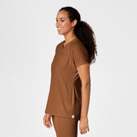 RENEW Women's Yoga V-Neck Scrub Top - Chai