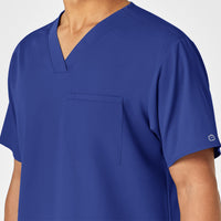 PRO Men's V-Neck Scrub Top - Galaxy Blue