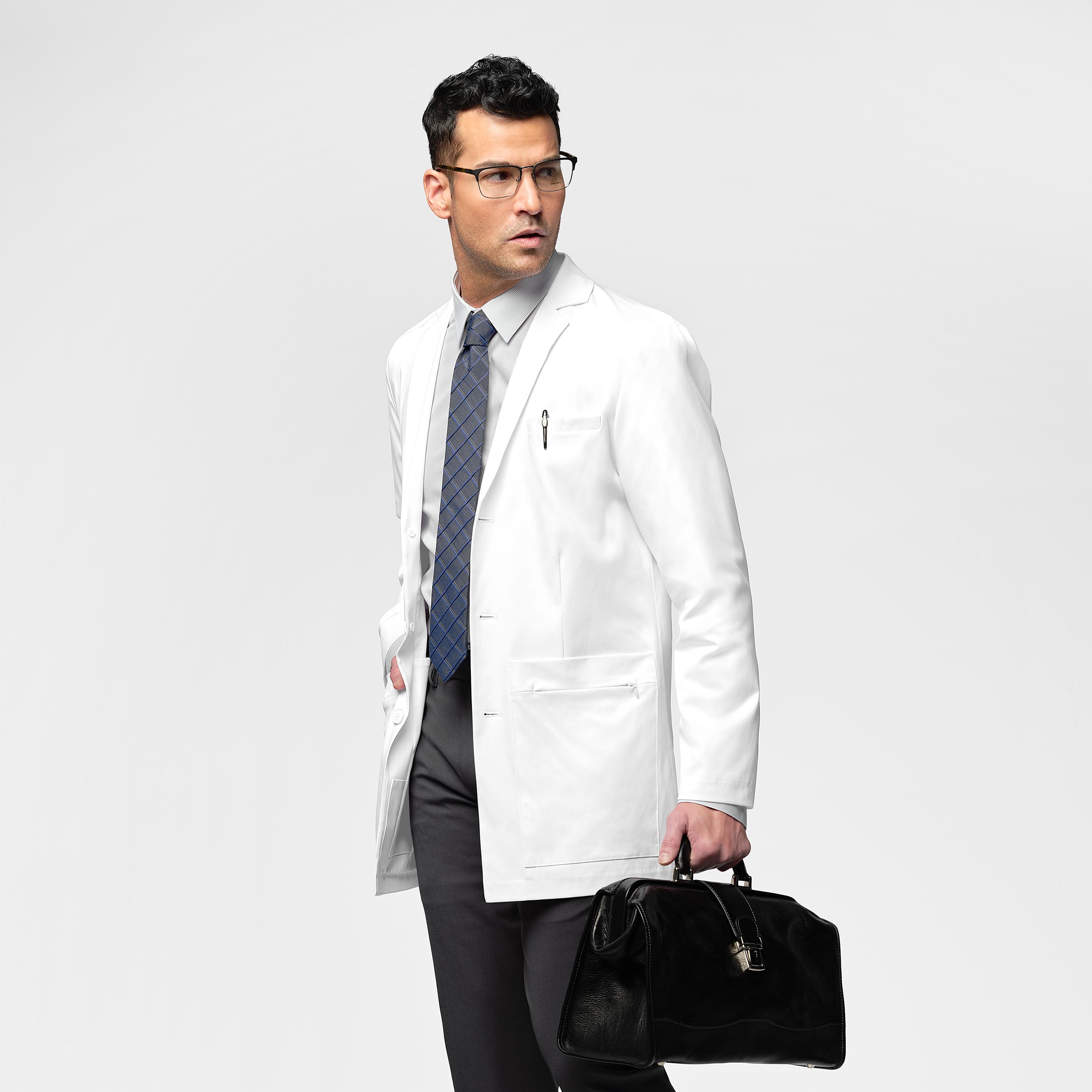 Men's consultation lab outlet coat