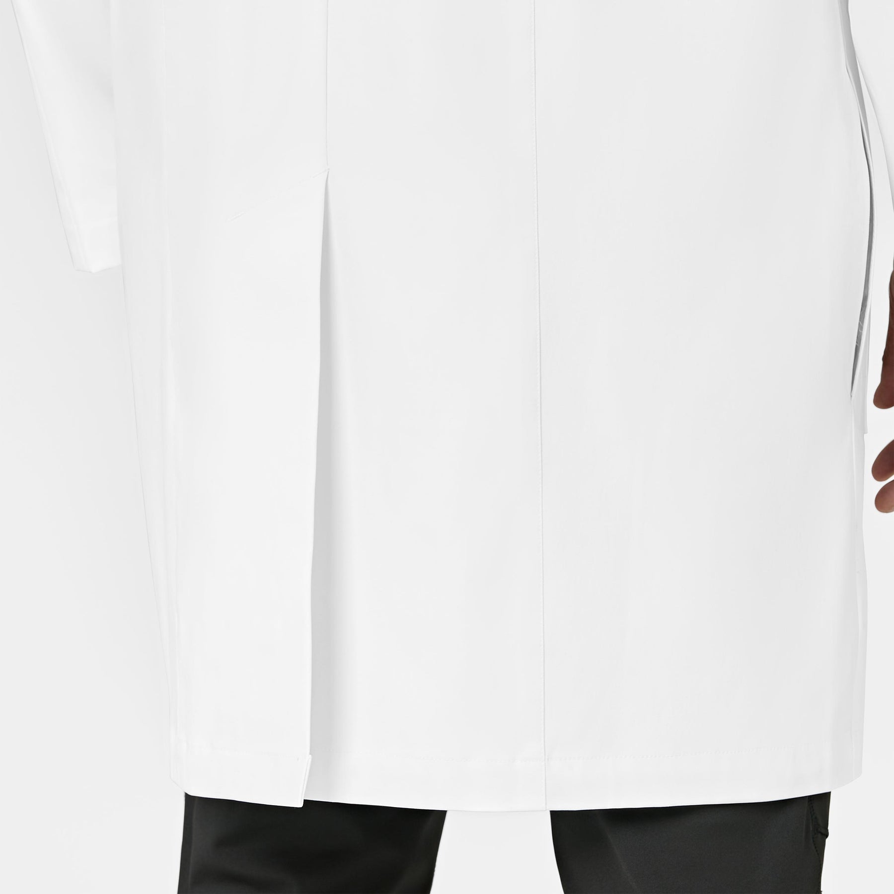Wink Slate Men's 38 Inch Doctors Coat - White