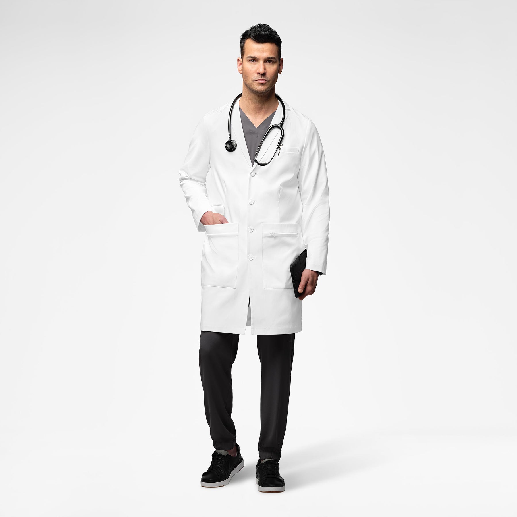Back Image of Long Lab Coat