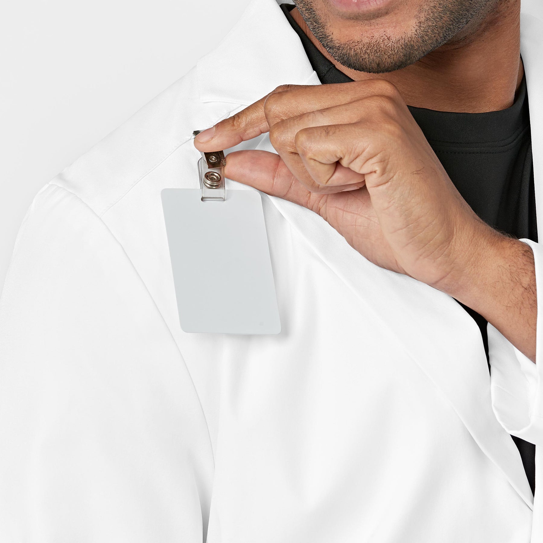 Back Image of Long Lab Coat