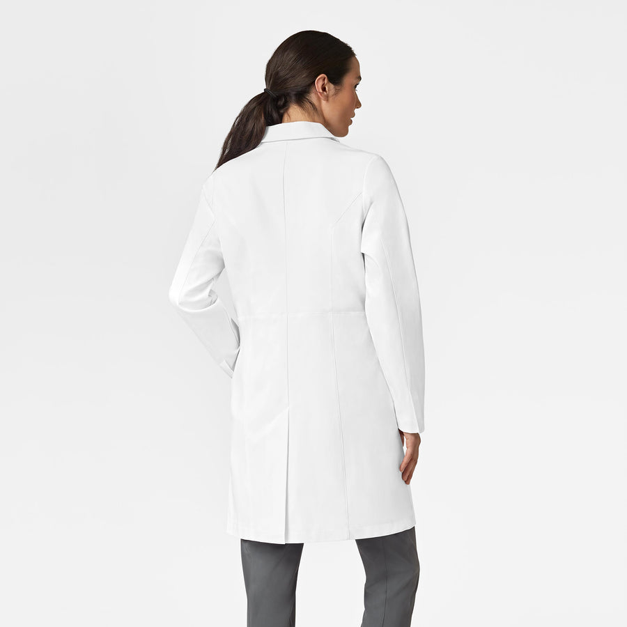 Wink Slate Women's 35 Inch Doctors Coat - White Back
