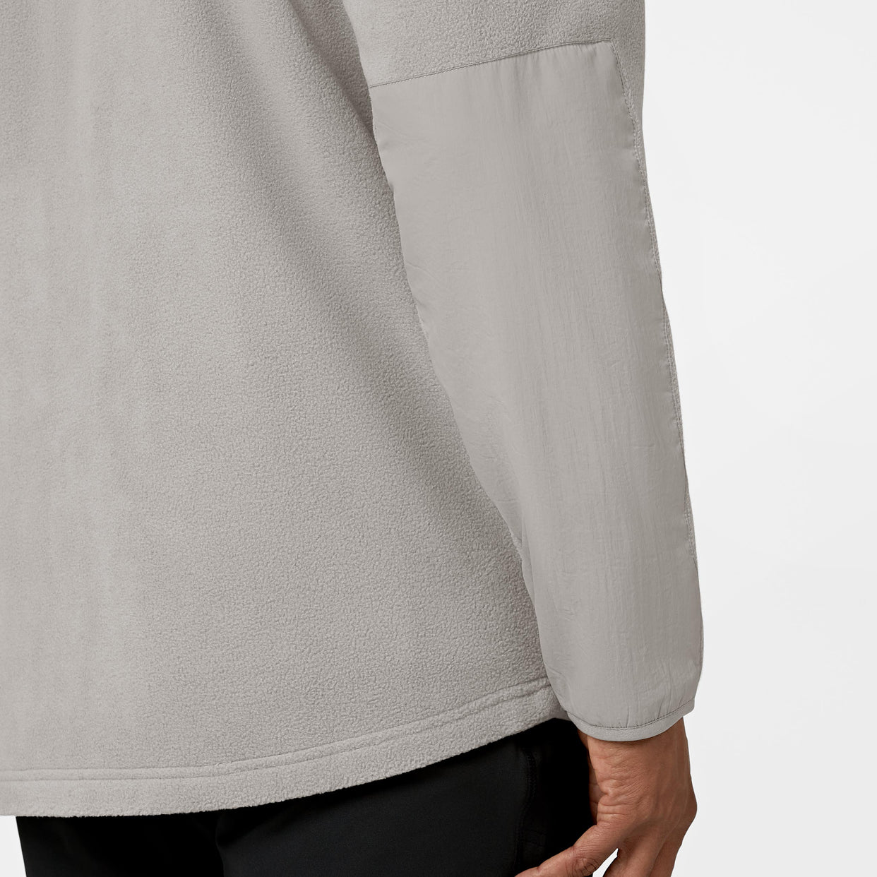 Slate Men's Micro Fleece Zip Jacket - Taupe