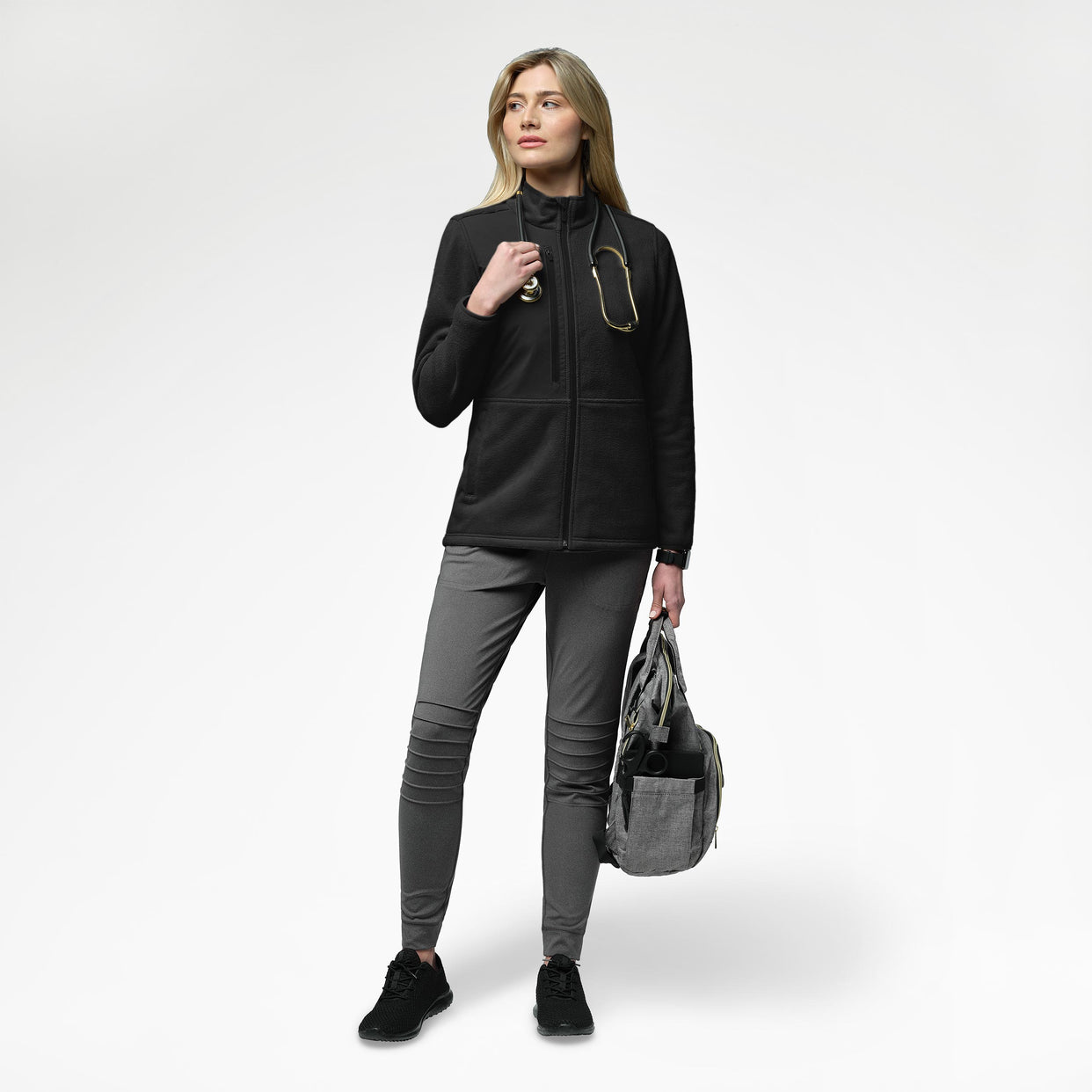 Women's Micro Fleece Jacket Black