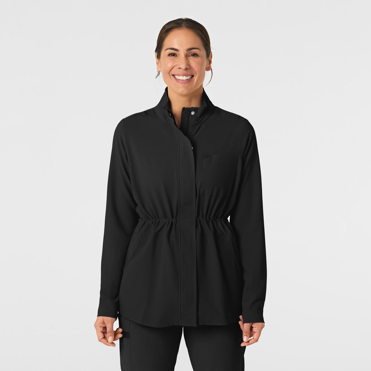 RENEW Women's Convertible Hood Fashion Jacket - Black