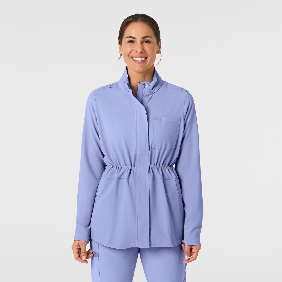 RENEW Women's Convertible Hood Fashion Jacket - Ceil Blue
