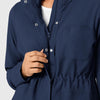 WonderWink RENEW Women's Convertible Hood Fashion Jacket - Navy