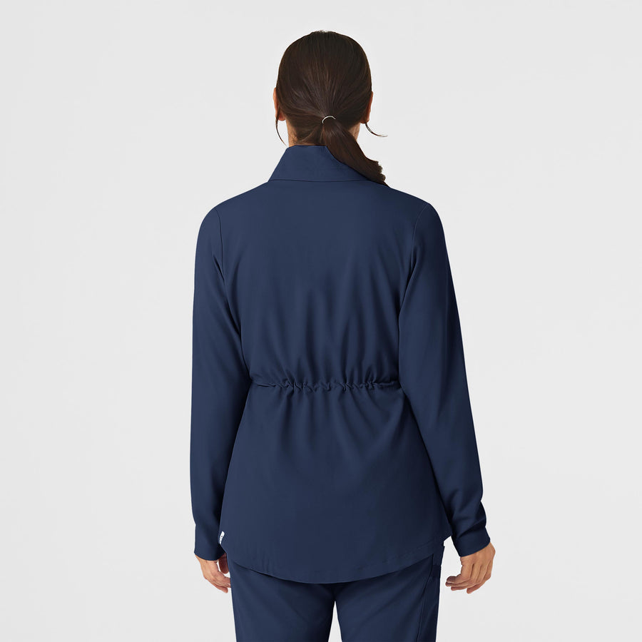 Wink RENEW Women's Convertible Hood Fashion Jacket - Navy Back