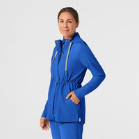 WonderWink RENEW Women's Convertible Hood Fashion Jacket - Royal