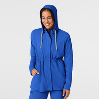 WonderWink RENEW Women's Convertible Hood Fashion Jacket - Royal