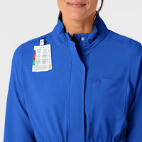 WonderWink RENEW Women's Convertible Hood Fashion Jacket - Royal