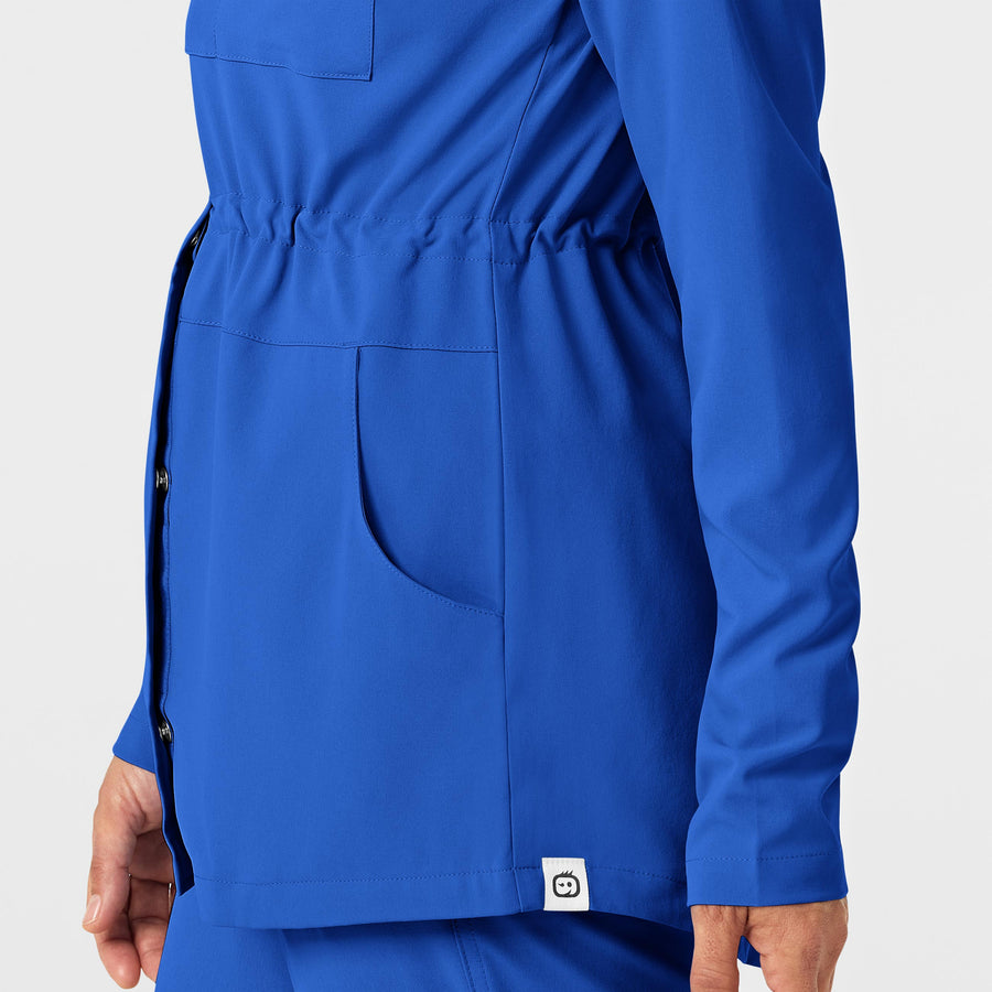 WonderWink RENEW Women's Convertible Hood Fashion Jacket - Royal