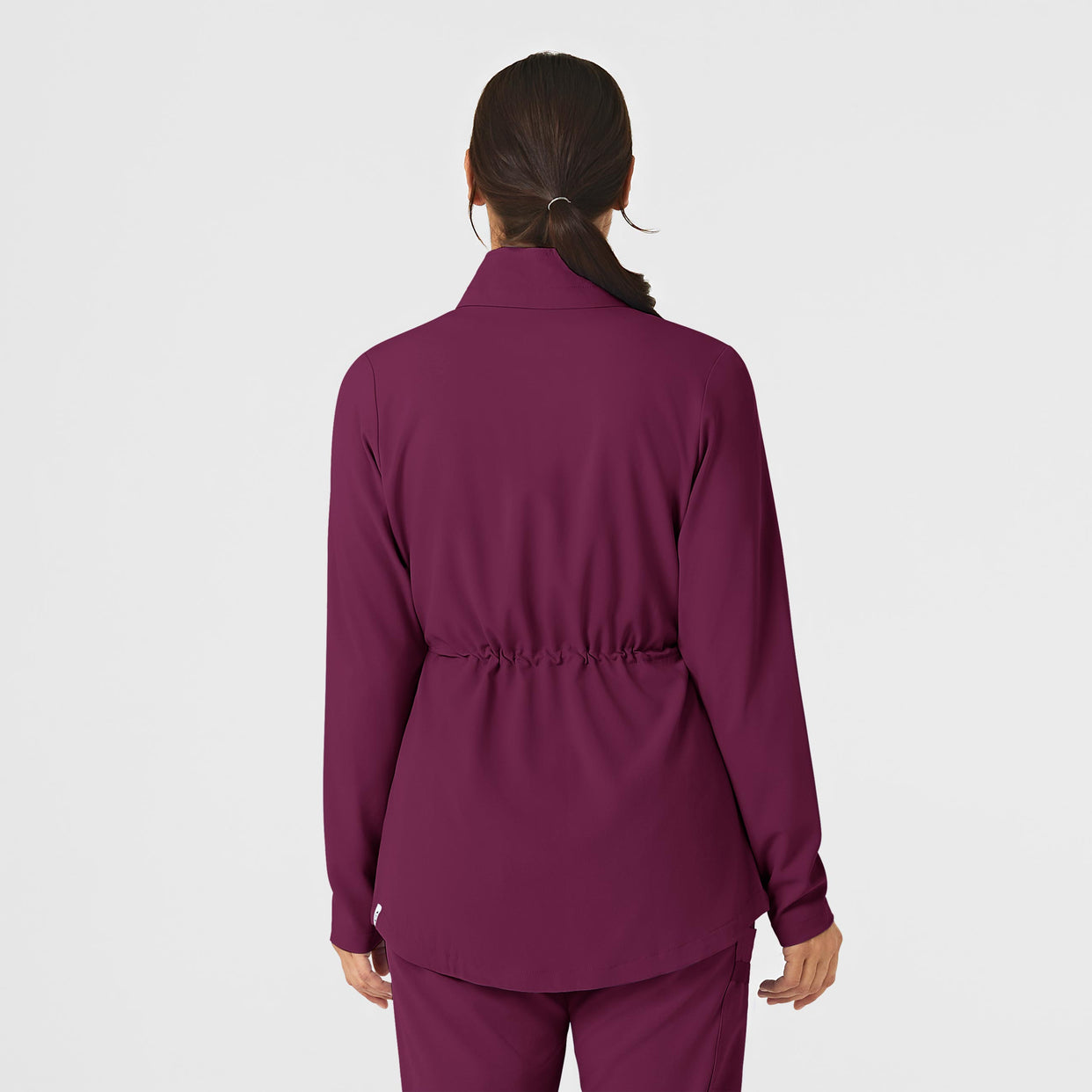 Wink RENEW Women's Convertible Hood Fashion Jacket - Wine Back