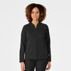 Women's Fleece Full Zip Jacket - Black