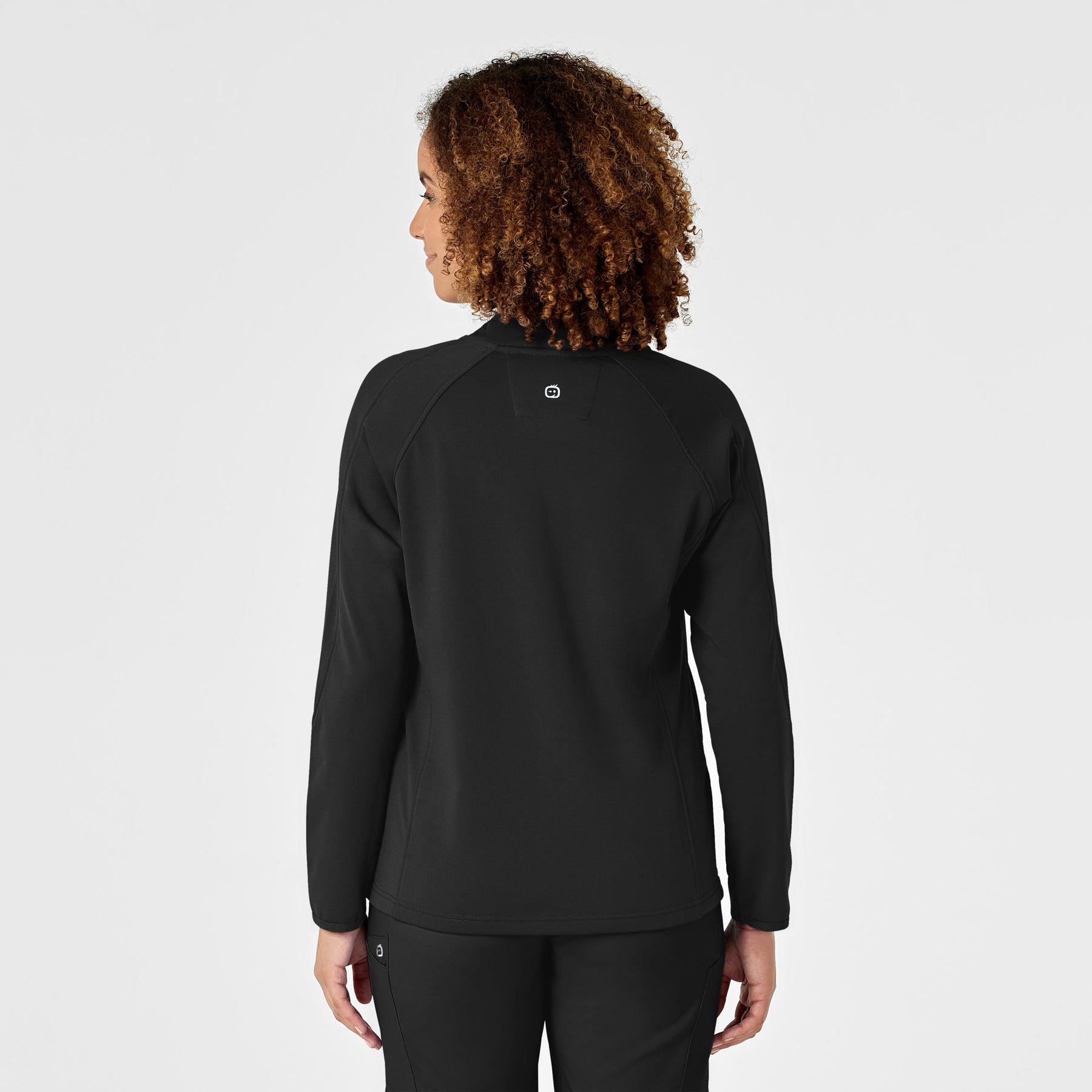 Women's Fleece Full Zip Jacket - Black