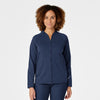 Women's Fleece Full Zip Jacket - Navy