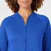 Women's Fleece Full Zip Jacket - Royal