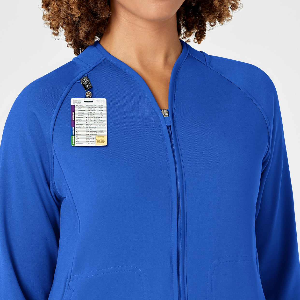 Women's Fleece Full Zip Jacket - Royal